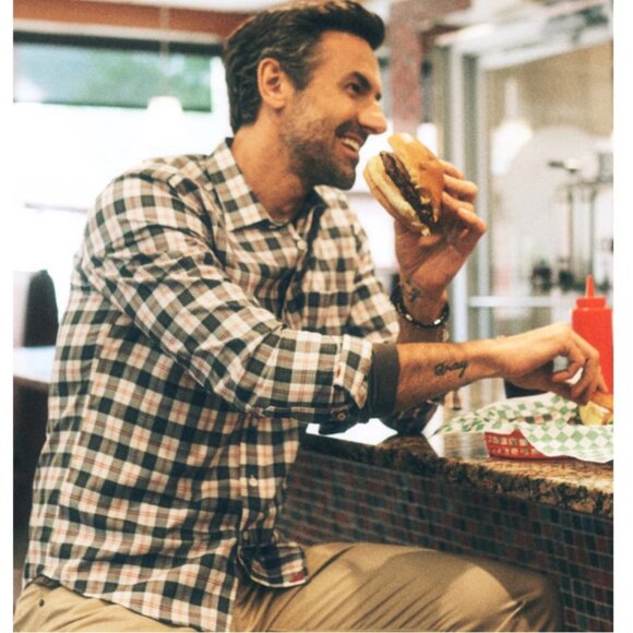 NWOT Men's UNTUCKit Wrinkle-Free Harwin Shirt in Olive Multi Plaid | Size XL - Picture 2 of 13